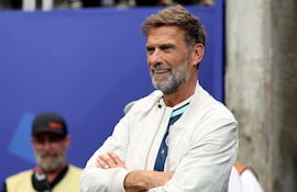 El entrenador alemán Jürgen Klopp asiste al partido del Grupo E de la Copa Mundial de la FIFA 2026 entre Alemania y Curazao en el Houston Stadium, en Houston, Texas.