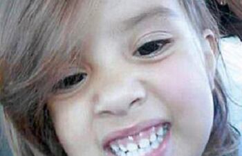 Vivian Romina Paredes Zanotti-Cavazzoni, la niña de tres años de edad que murió cuando agentes de la Senad atacaron a tiros la camioneta en que iba con sus abuelos y su tío.