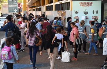 Terminal de Ómnibus de Asunción.