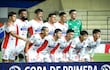 El equipo que presentó el entrenador de Nacional, Víctor Ceferino Bernay para enfrentar a Sportivo Trinidense en La Visera.