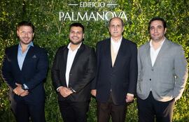 Enmanuel Brítez Rettori, Adrian Soria, Rodrigo Callizo y Cristian Flecha.