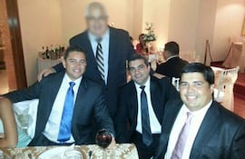 Pedro Alliana, Edgar Daniel Núñez Núñez y Luis Federico Benítez, actual titular de la EBY.