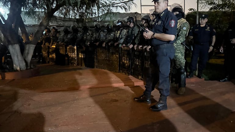 Requisa en cárcel de Pedro Juan Caballero el 5 de febrero del 2026.