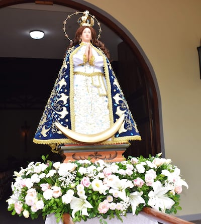 Mañana inicia el novenario de la patrona espiritual de Carapeguá, la Inmaculada Concepción de María.