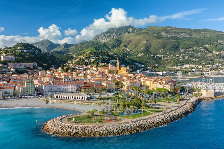 Menton, Francia.
