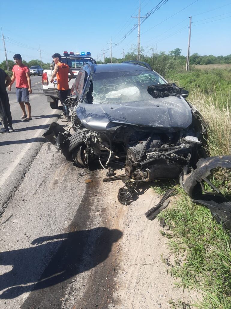 Video: grave accidente en la ruta PY19 deja a una mujer gravemente herida