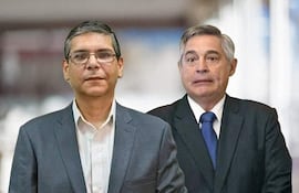 Hermann Weisensee, asesor externo del MEC y Luis Ramírez, ministro de Educación.