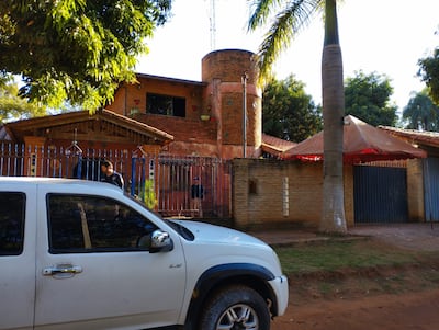 Vivienda allanada esta mañana en Mora Cue, Luque.