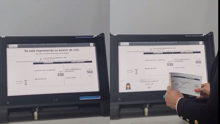 Máquinas de votación. Cómo votar paso a paso