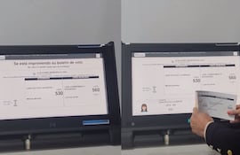 Máquinas de votación. Cómo votar paso a paso