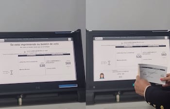 Máquinas de votación. Cómo votar paso a paso
