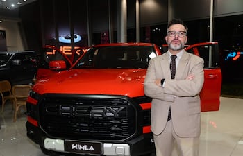 Ernesto Cáceres, gerente comercial de Chery Paraguay.