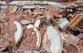 Colapso del aparthotel Dubrovnik en Villa Gesell, provincia de Buenos Aires.