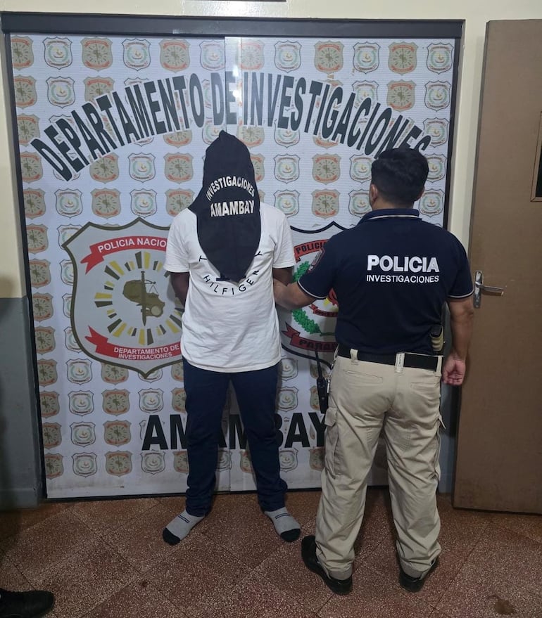 Nelson Roberto Acunha Cabañas (28), imputado por Homicidio Doloso.