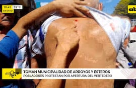 Pobladores protestan por apertura de vertedero