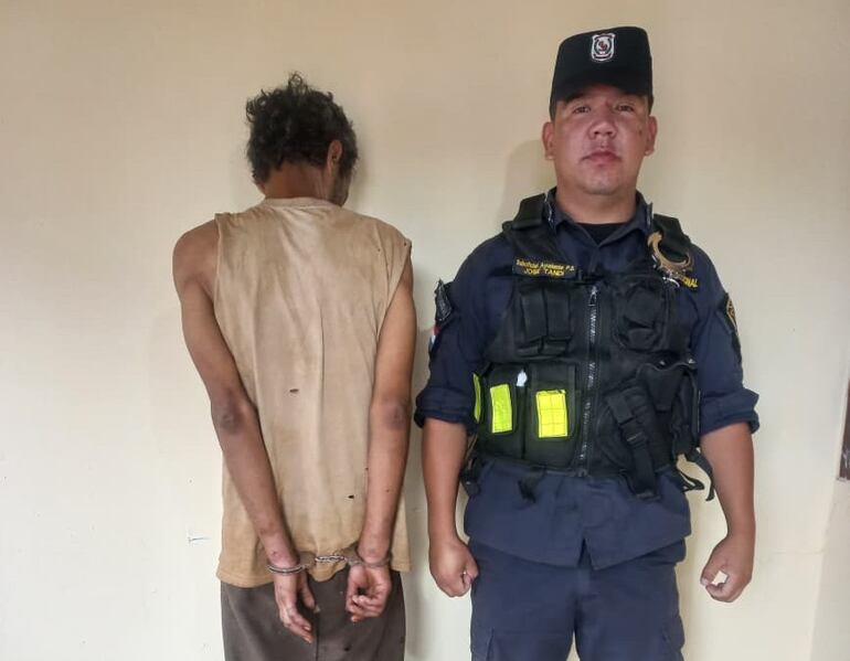 Recuperan figura de la Virgen de Caacupé y detienen a presunto ladrón en Trinidad