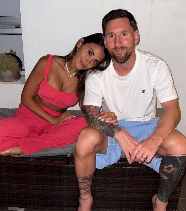 Antonela Roccuzzo escribió un simpático mensaje de cumple a su esposo Leo Messi.