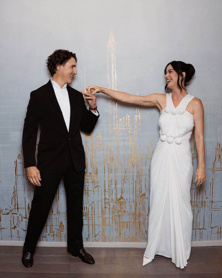 ¡Bella parejita! Justin Trudeau y Katy Perry. (Instagram/Katy Perry)