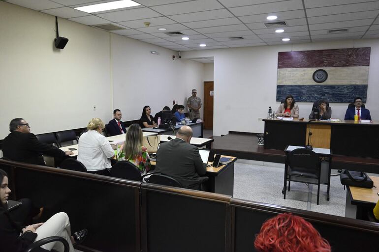 El ahora condenado en una de las audiencias durante su procesamiento.