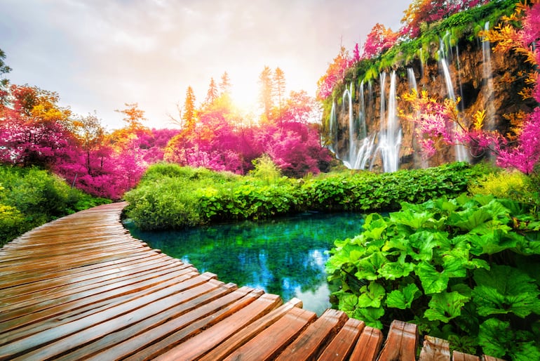 Plitvice Lakes, Croacia.