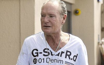 Paul Gascoigne (58 años), leyenda del fútbol inglés que tuvo problemas con el alcohol y las drogas. 
