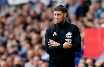 El alemán Fabian Hurzeler, entrenador del Brighton de Julio Enciso y Diego Gómez.