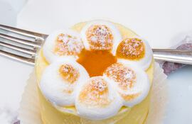 Semifreddo de mburucuyá.