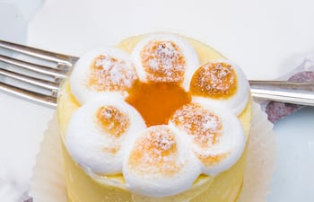 Semifreddo de mburucuyá.