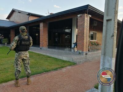 Uno de los establecimientos del clan Insfrán, en San Estanislao, que fue incautado y entregado a la Senabico el pasado 22 de febrero de 2022.