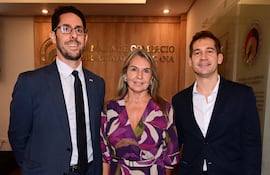 Amir Masliyah, Marisel Ibáñez y Elias Saba.