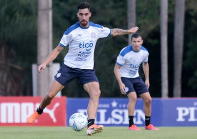 Ávalos, durante los trabajos de este viernes en Ypané.
