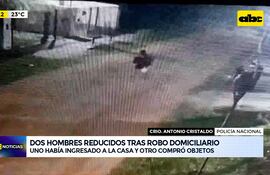 Video: Dos hombres reducidos tras robo domiciliario