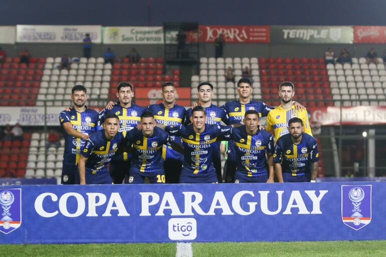 El equipo de Sportivo Trinidense que viene de caer en los octavos de final de la Copa Paraguay ante Nacional.