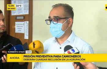 El juzgado a cargo del juez Humberto Otazú decretó la prisión preventiva de los 5 líderes camioneros encausados en el proceso abierto tras el supuesto pedido de US$ 50.000 para no cerrar las rutas.