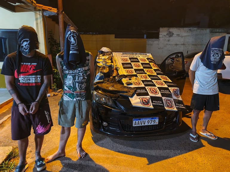 Detienen a hijo de Óscar Rotela y dos personas más: tenían un arma de guerra