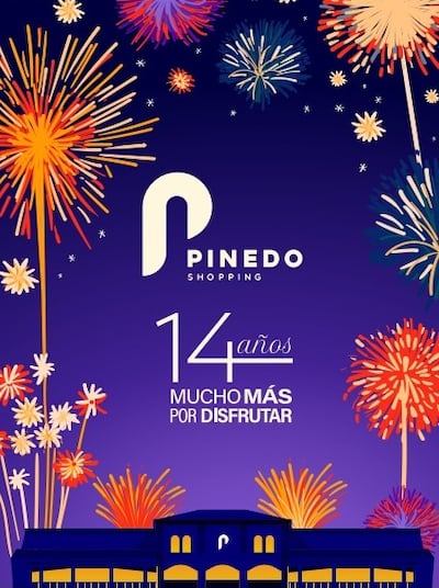 Pinedo Shopping cumple 14 años con mucho más por disfrutar.