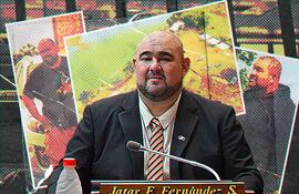 El diputado Jatar "Oso" Fernández