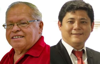 Cándido González (izquierda) asumirá la intendencia de Yguazú en reemplazo de Mauro Kawano (derecha).