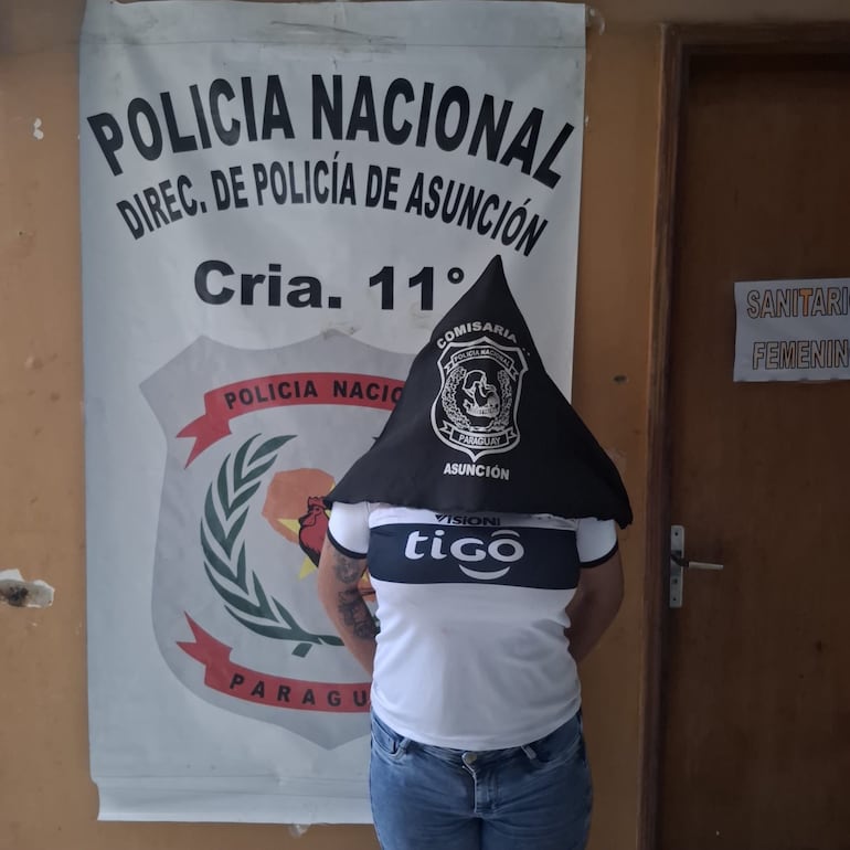 una mujer fue aprehendida en un primer filtro de control instalado en la jurisdicción de la Comisaría 11ª de Asunción
