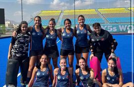 Selección paraguaya de hockey5s. Las Aguará debutan en el mundial contra Uruguay, el miércoles.