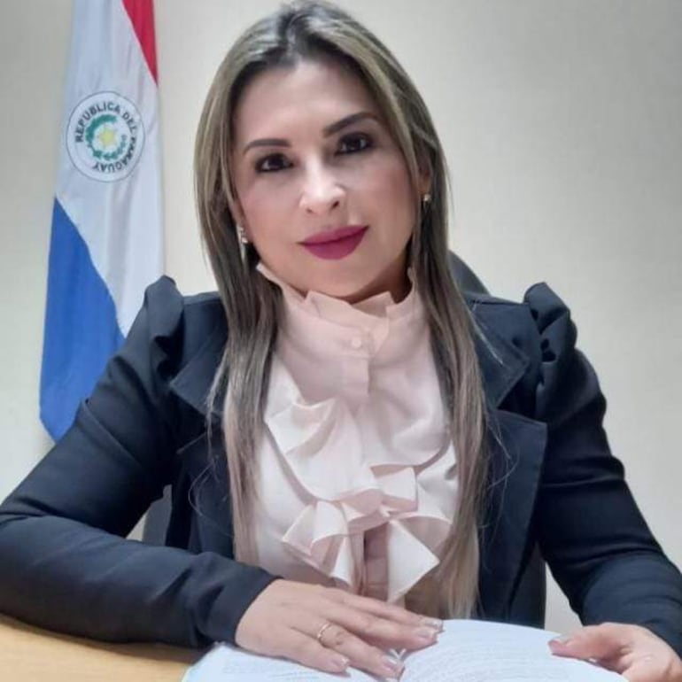 Jueza Roselí Echeguren, presidenta del Tribunal Electoral de Amambay.