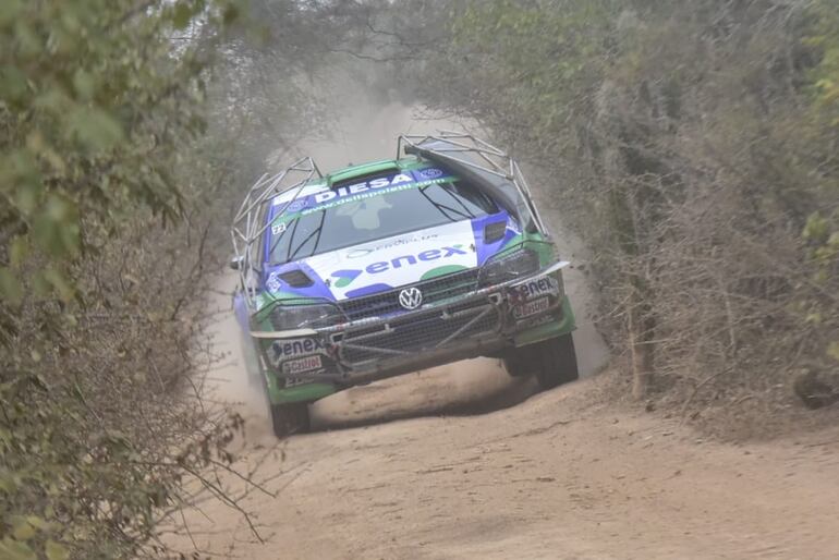 La Etapa 1 del Transchaco Rally 2023 en el Departamento de Boquerón.