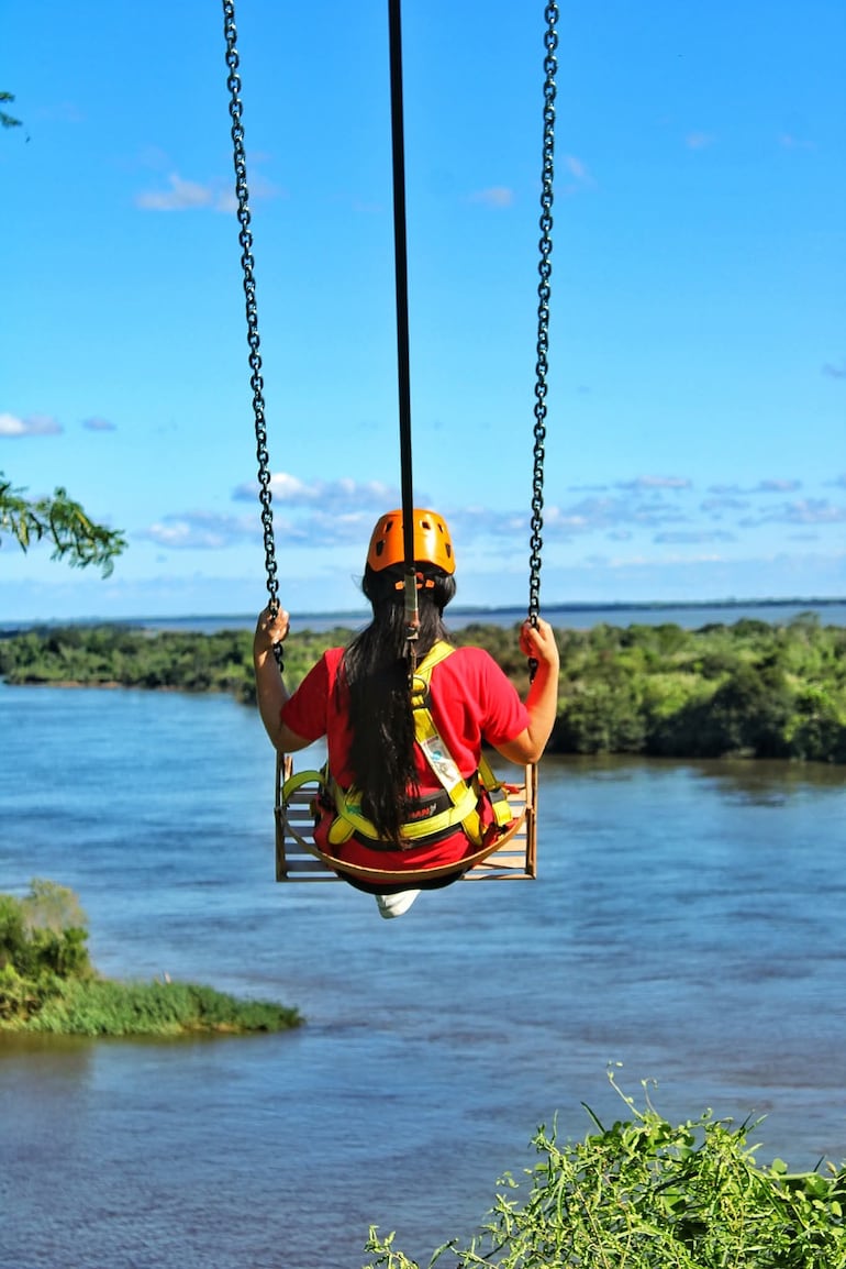 La hamaca de Itá Punta de Cerrito es el lugar muy visitado por los turistas.