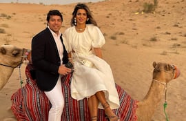 Didier Arias y Tere Codas ayer cumplieron 12 años de matrimonio.