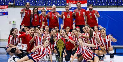 Las niñas Sub 13 de Paraguay A conquistaron el título del Sudamericano y Paraguay B fue de plata.
