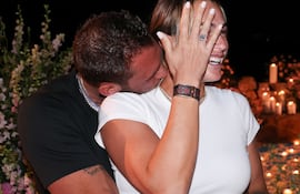 Aryna Sabalenka fue sorprendida por Georgios Frangulis con un pedido de matrimonio.