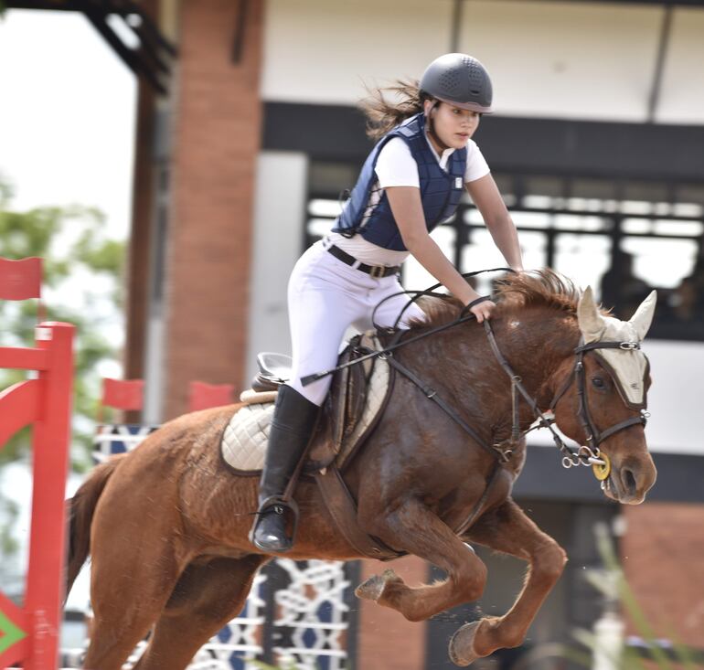 Julieta Bordón mostró sus dotes en la jornada del sábado.