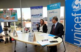 Punto Farma y Unicef expusieron el alcance de la campaña.