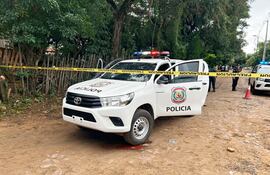 La patrullera de la comisaría 11ª de Arroyo Seco asaltada el 10 de mayo en Fernando de la Mora.