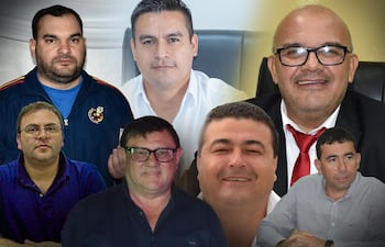 Los rostros que gozan de total impunidad.